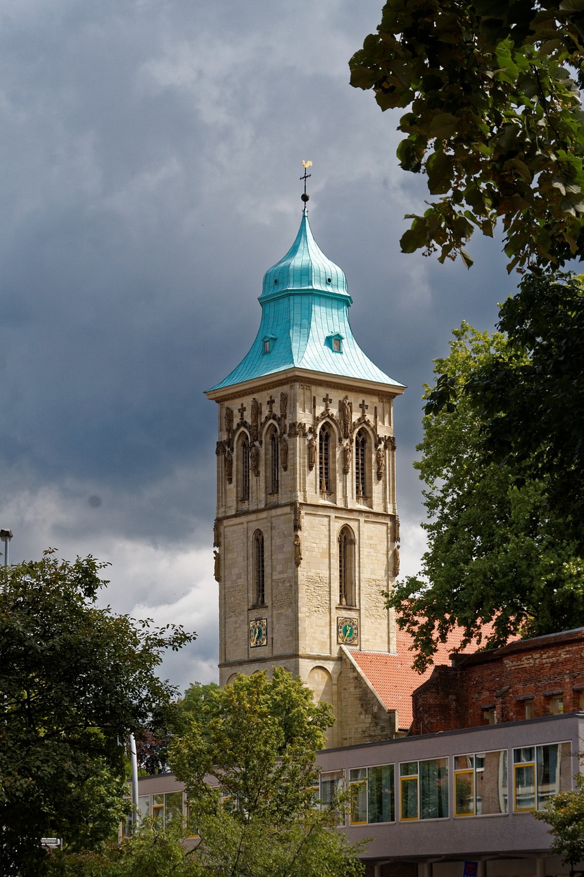 church steeple building free photo