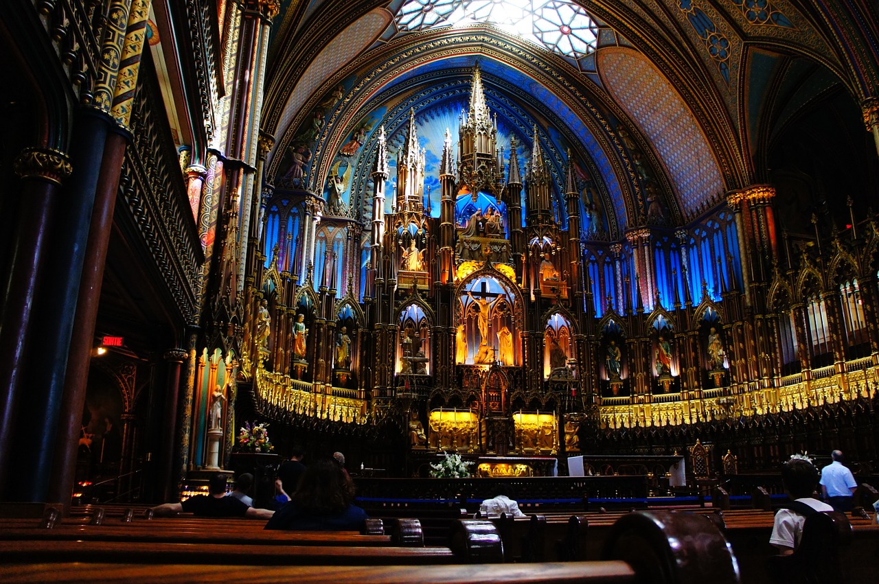 church notre-dame montreal free photo