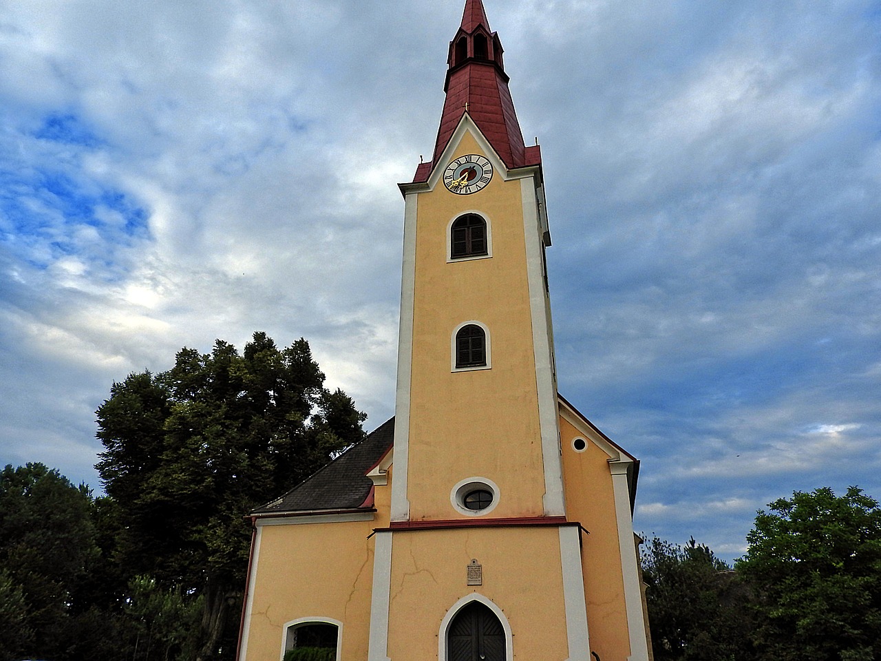 church steeple catholic free photo