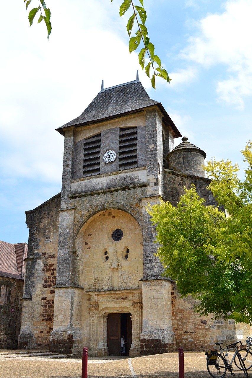 church stone church dordogne free photo