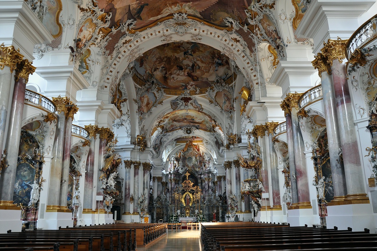 church inside interior free photo