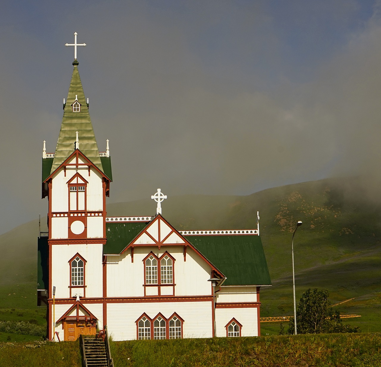 church husavik iceland free photo