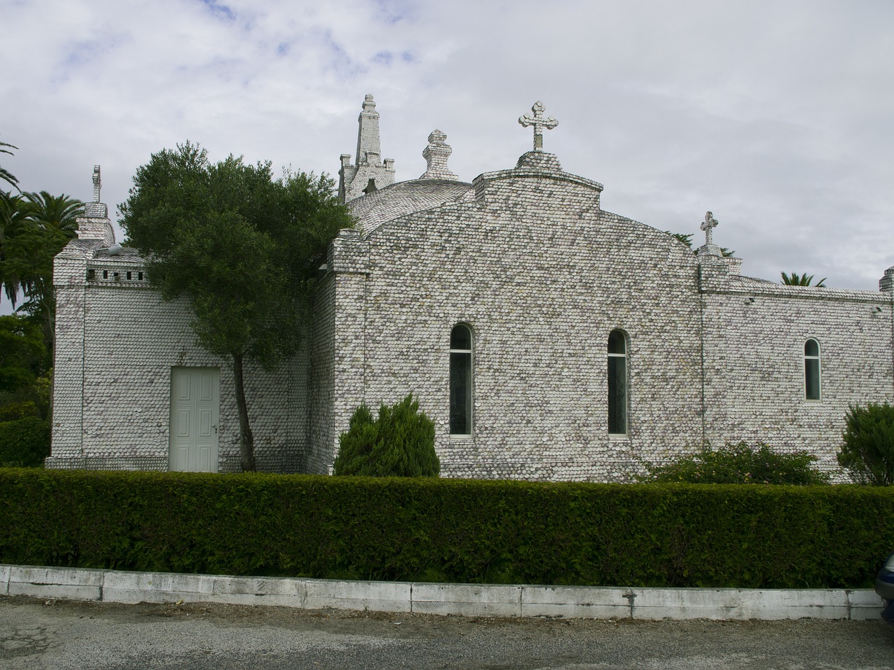 church the toja island pontevedra free photo
