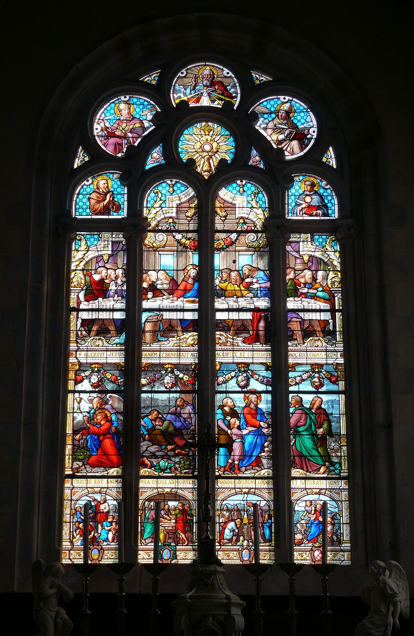 church stained glass window stained glass free photo