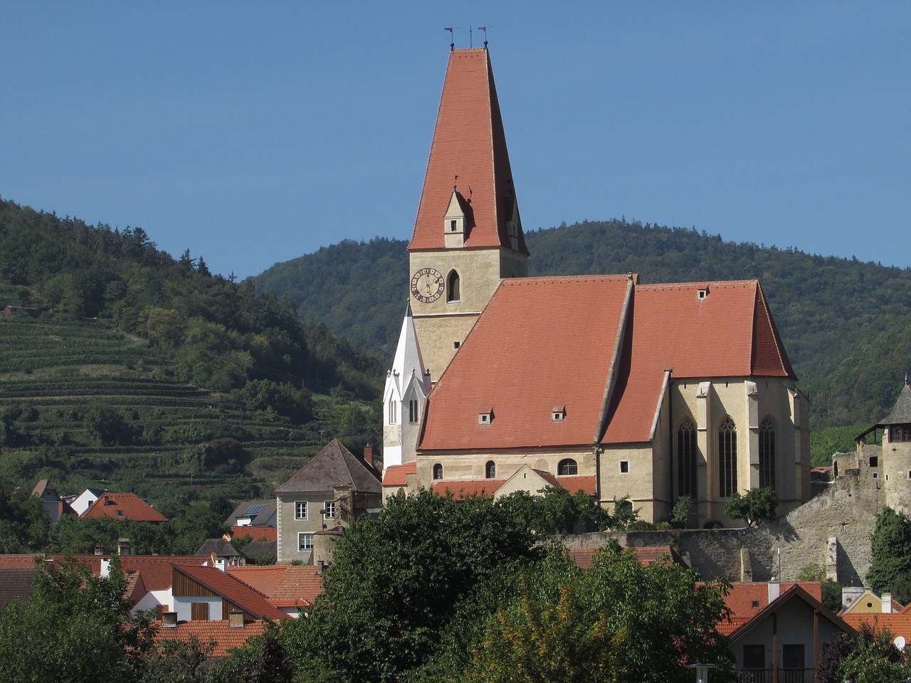 church danube valley wachau free photo