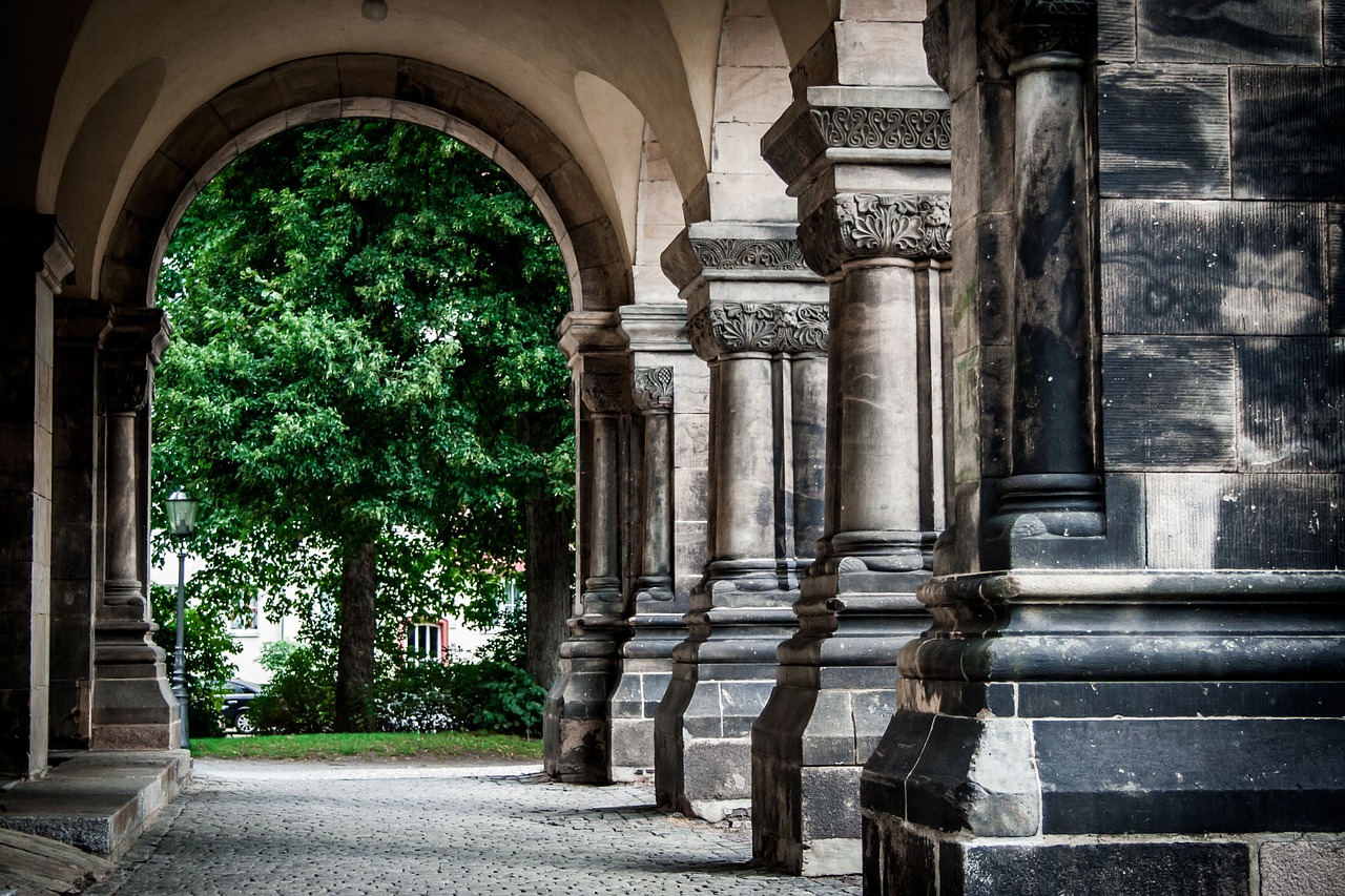 church wall passage free photo