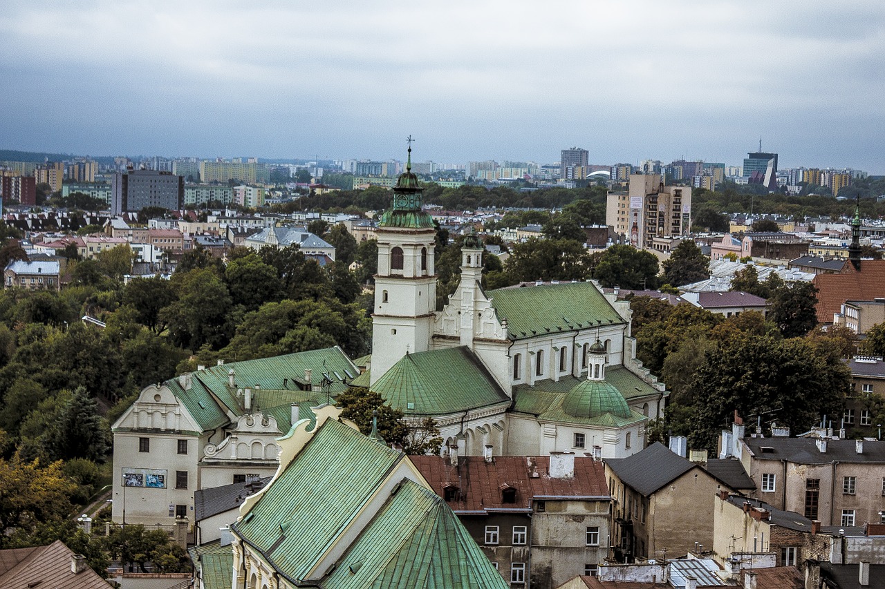 church lublin view free photo