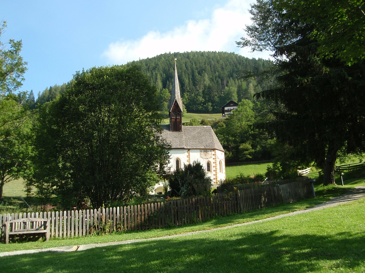 church chapel landscape free photo