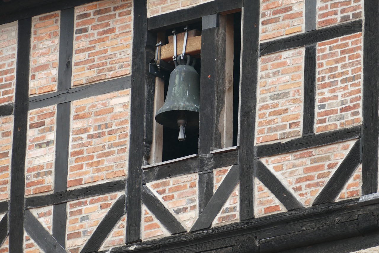 church bell steeple bell free photo