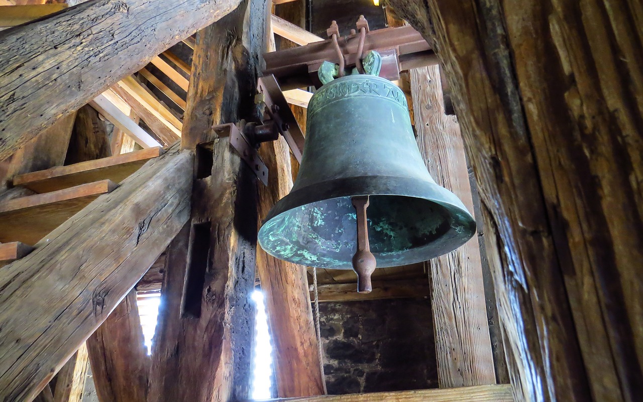 church bell tower bell bell free photo