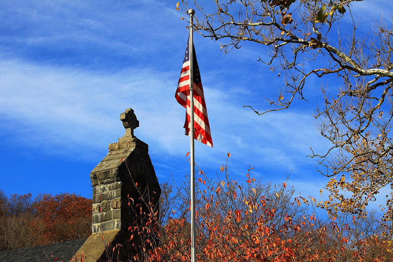 church tower flag free photo