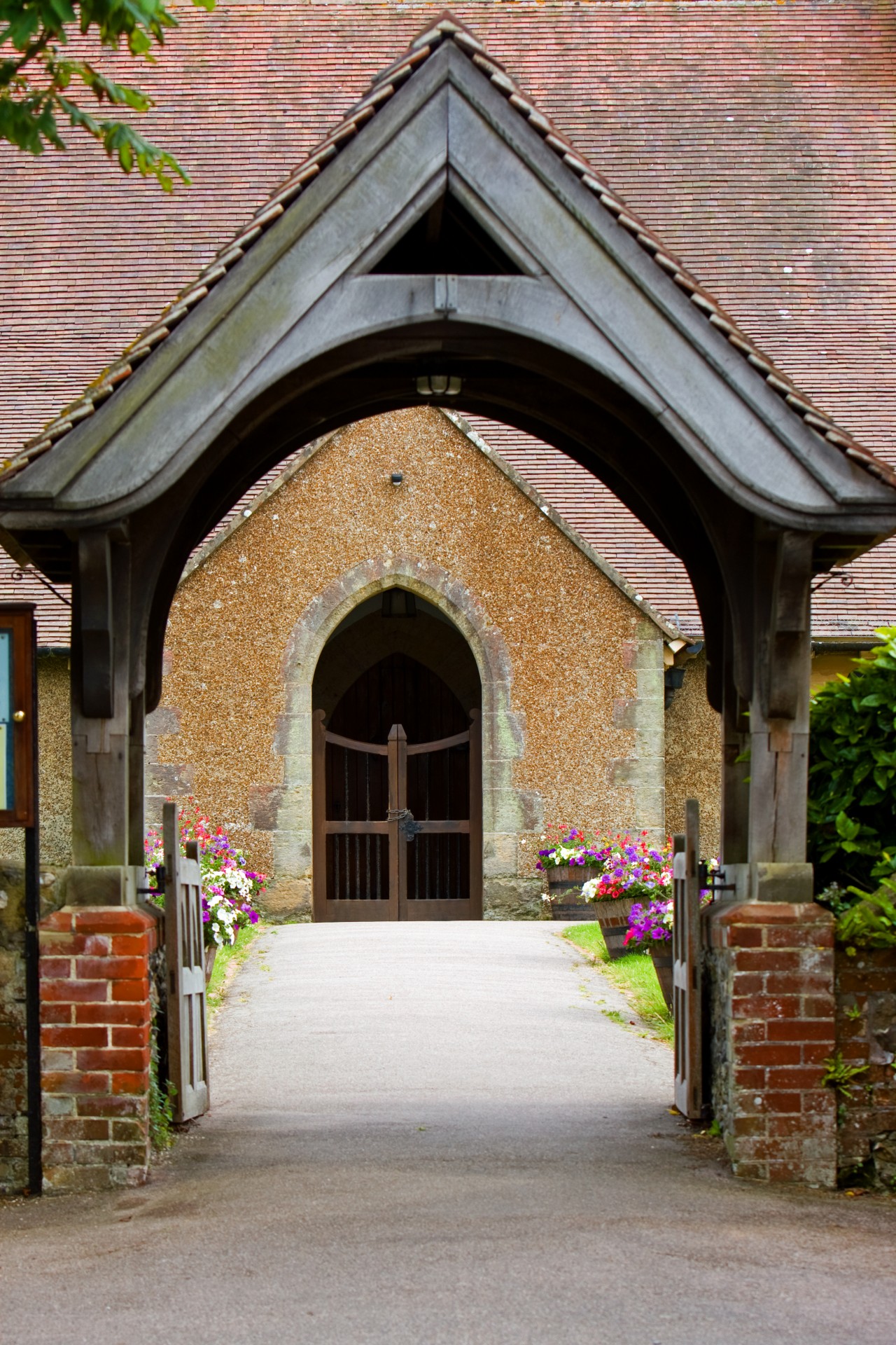 church lych gate entrance free photo
