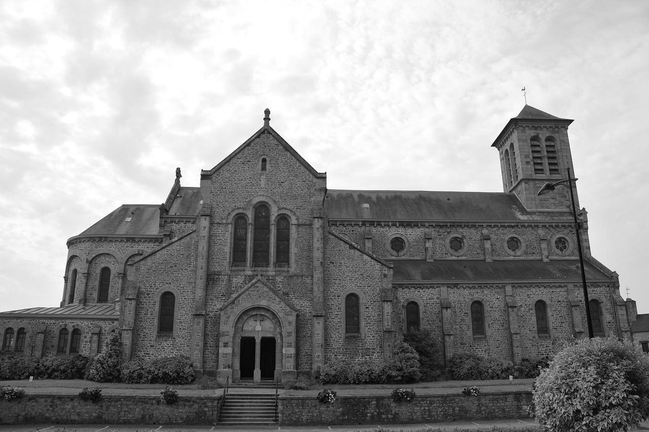 church of la boussac brittany religious monuments free photo