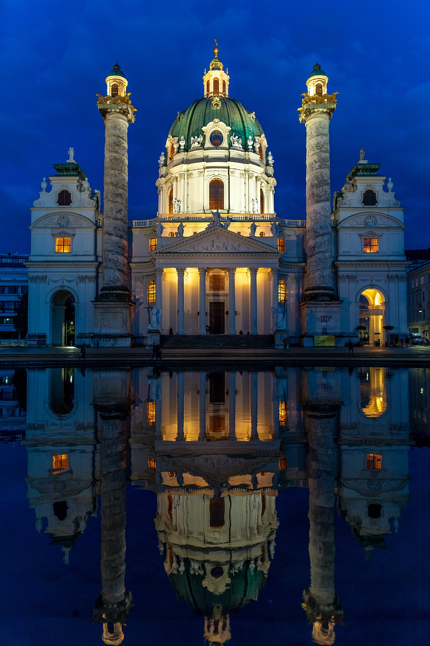 church of saint-charles-borromée  vienna  church free photo