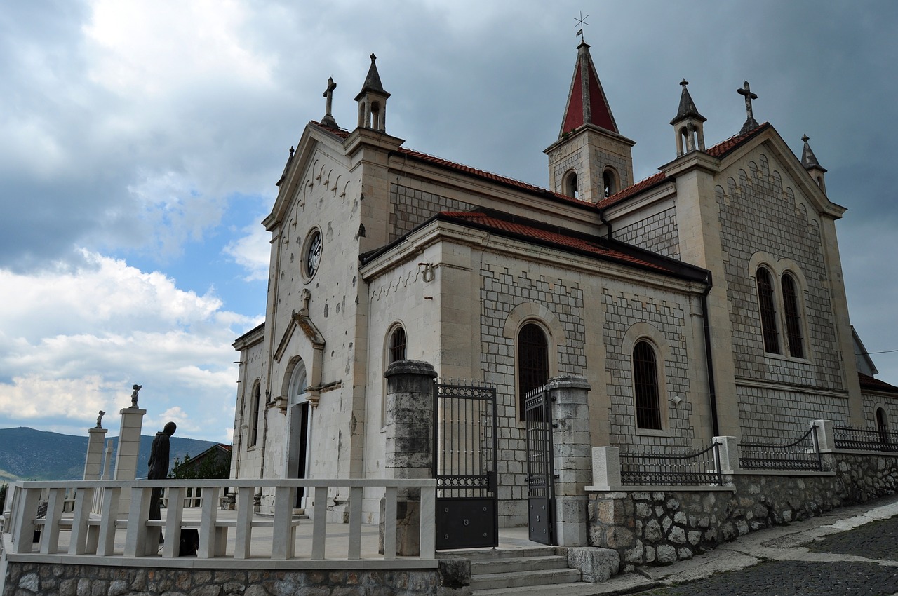 church of st elijah metkovic croatia free photo