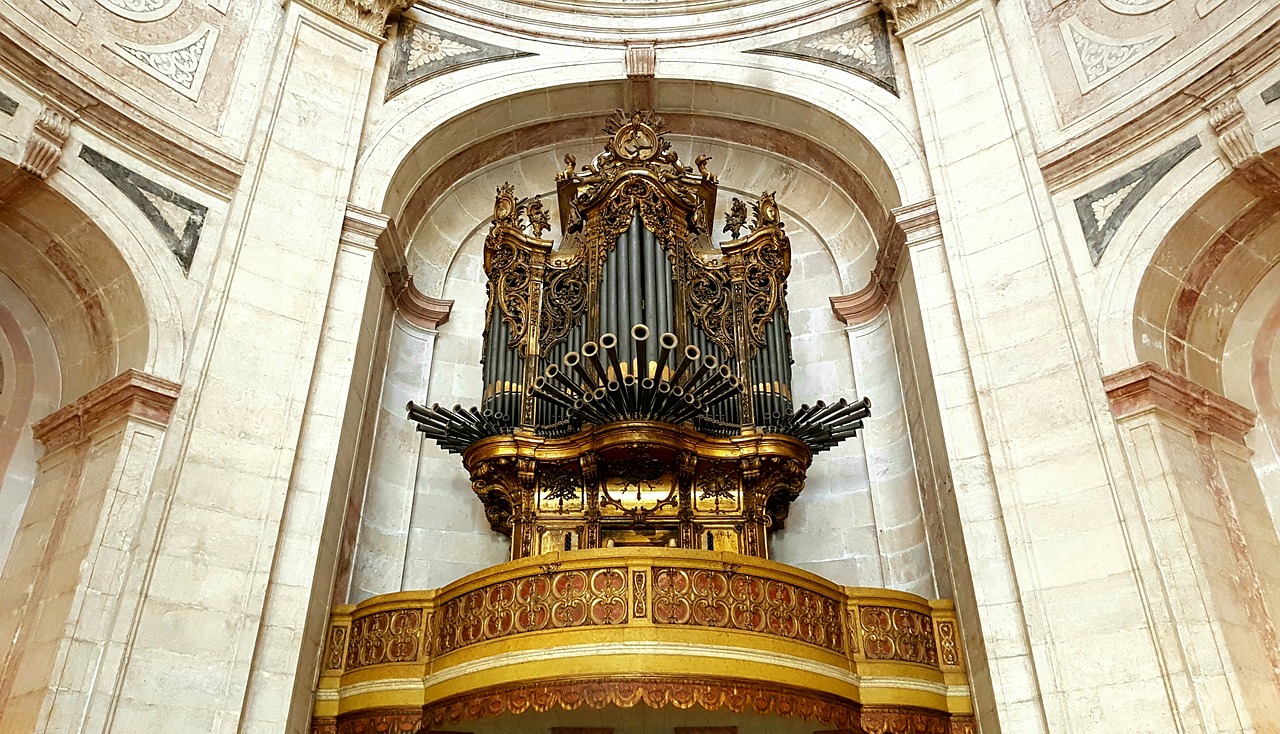 church organ  organ  instrument free photo