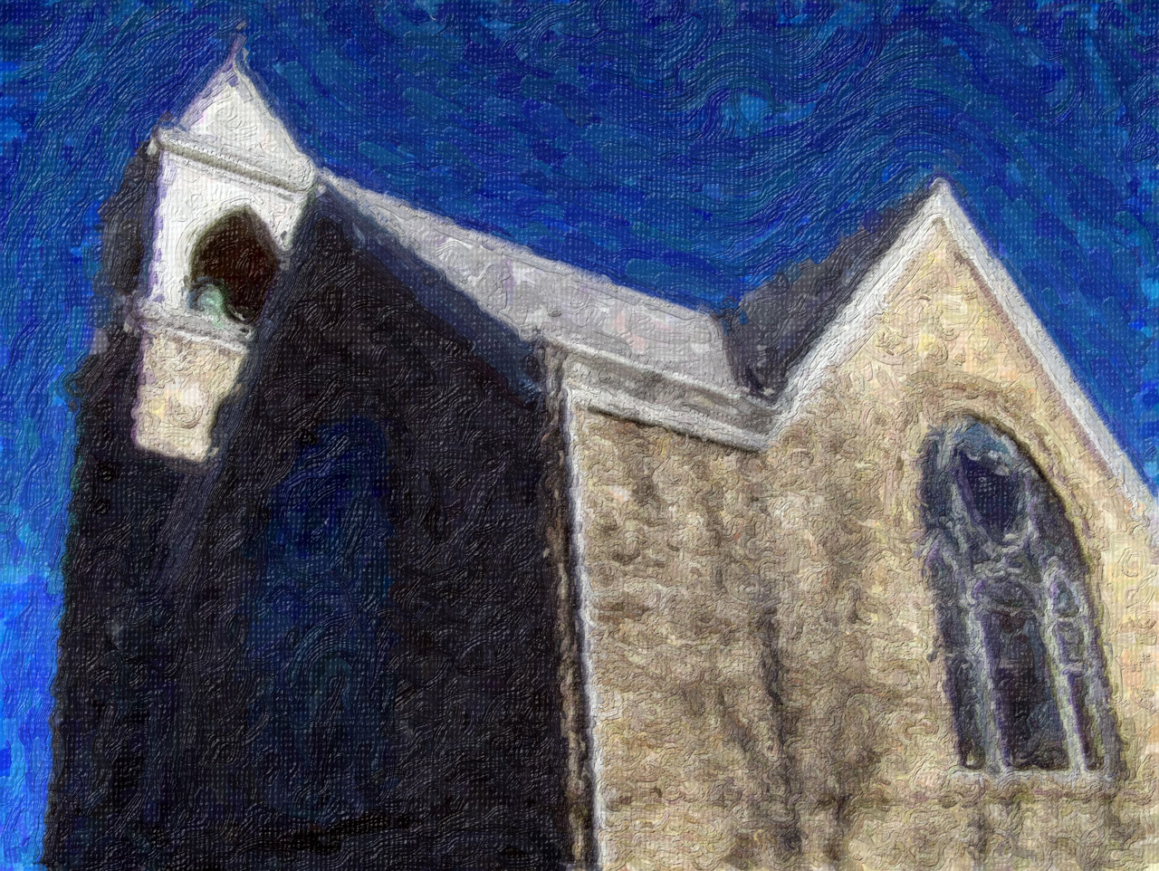 painting art church free photo