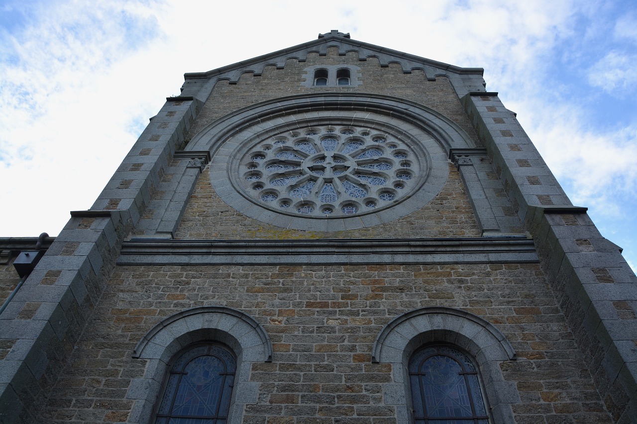 church rochebonne brittany france heritage free photo