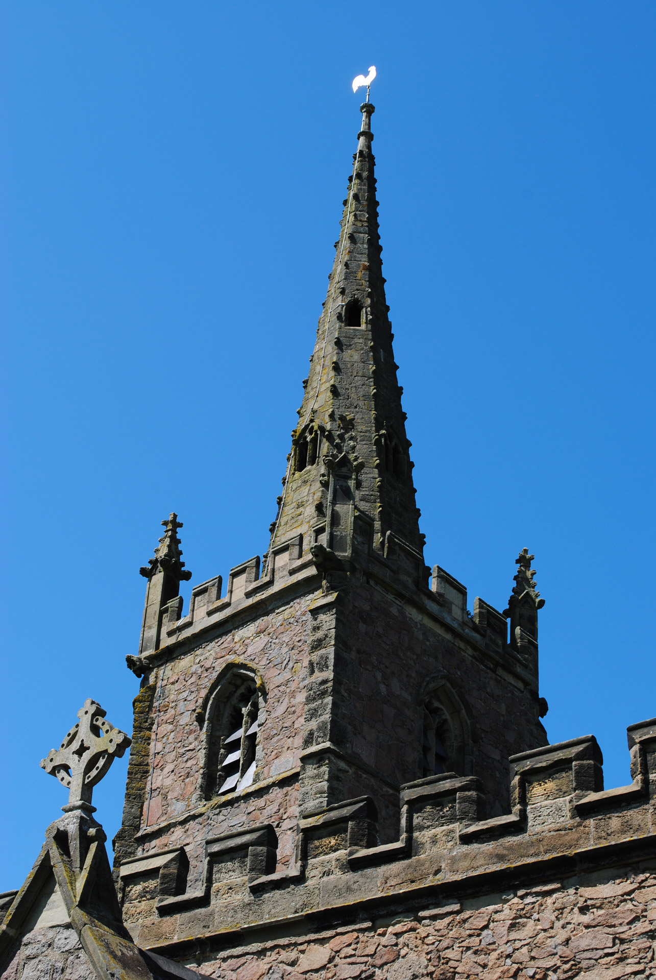 church spire hinckley free photo