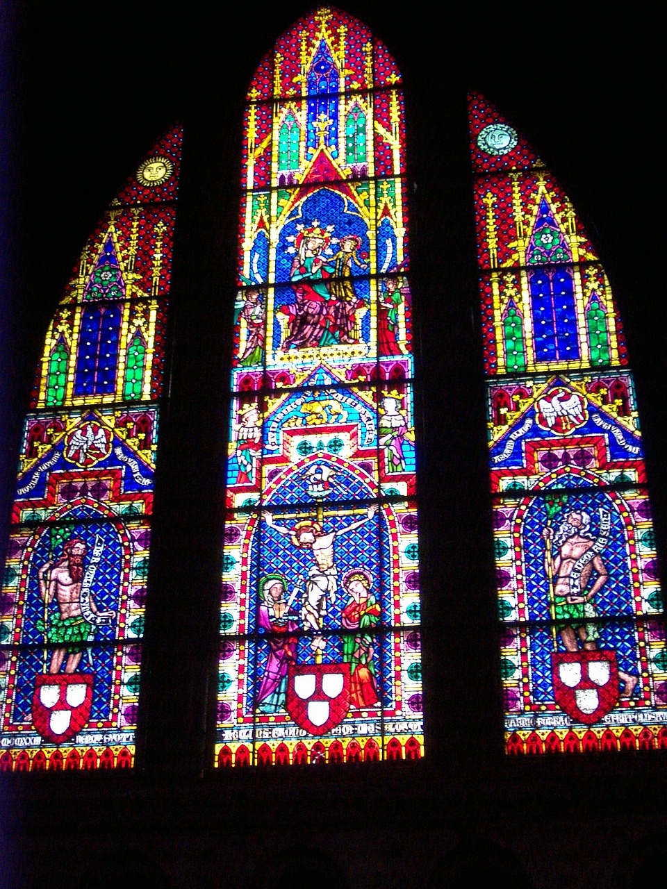 church window stained glass church free photo