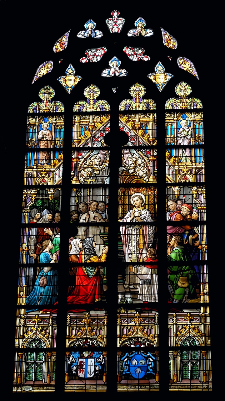 church window  stained glass window  stained glass free photo
