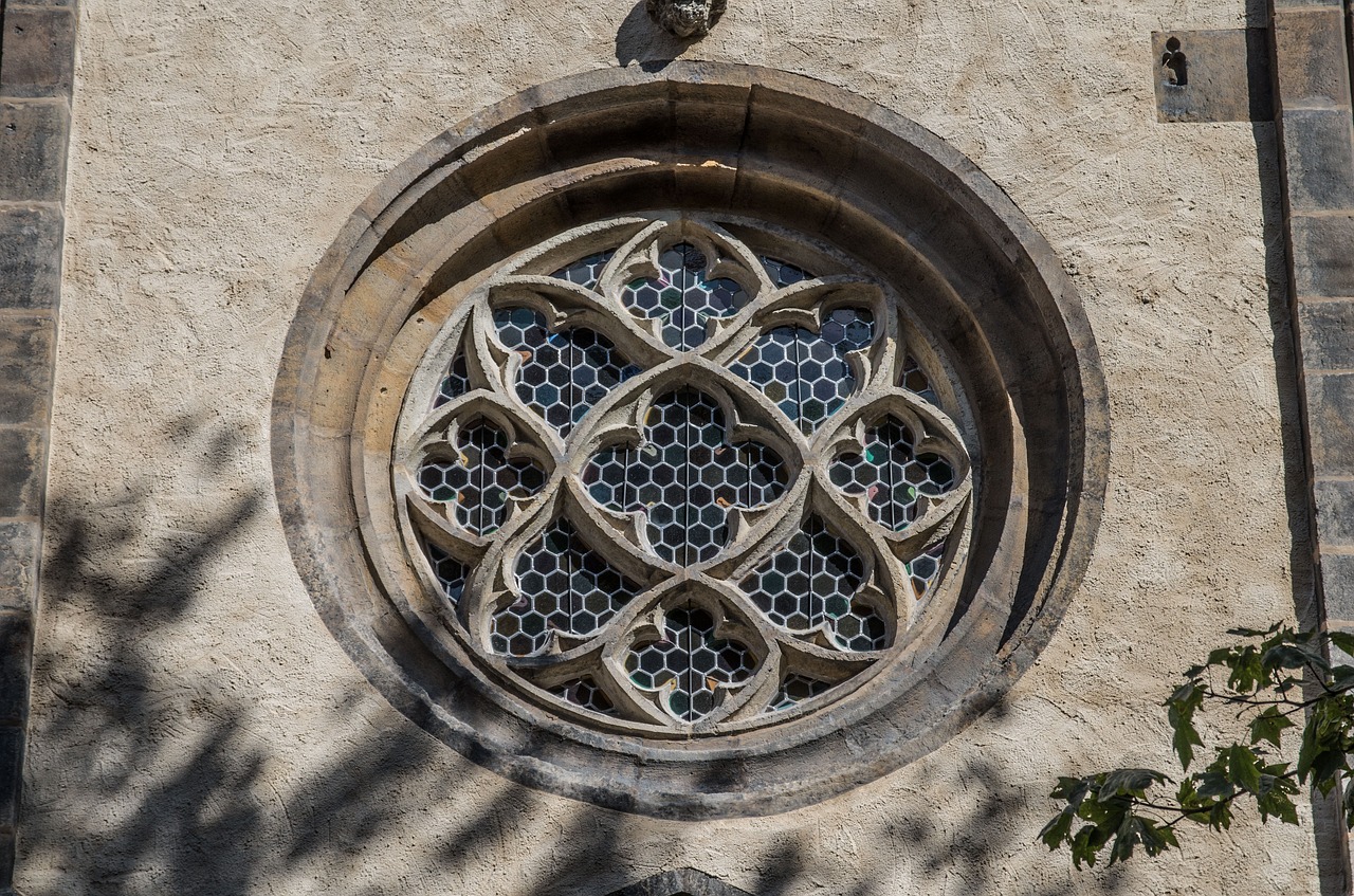 church window  gothic  historically free photo