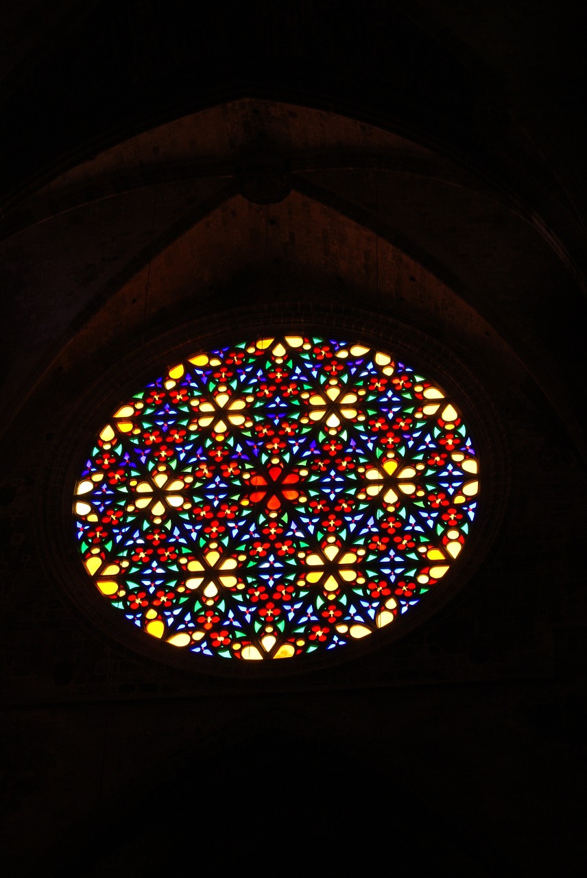 church window colorful glass free photo