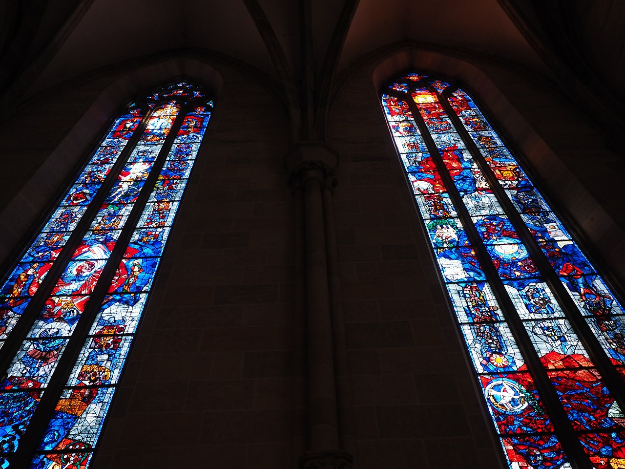 church window stained glass church free photo