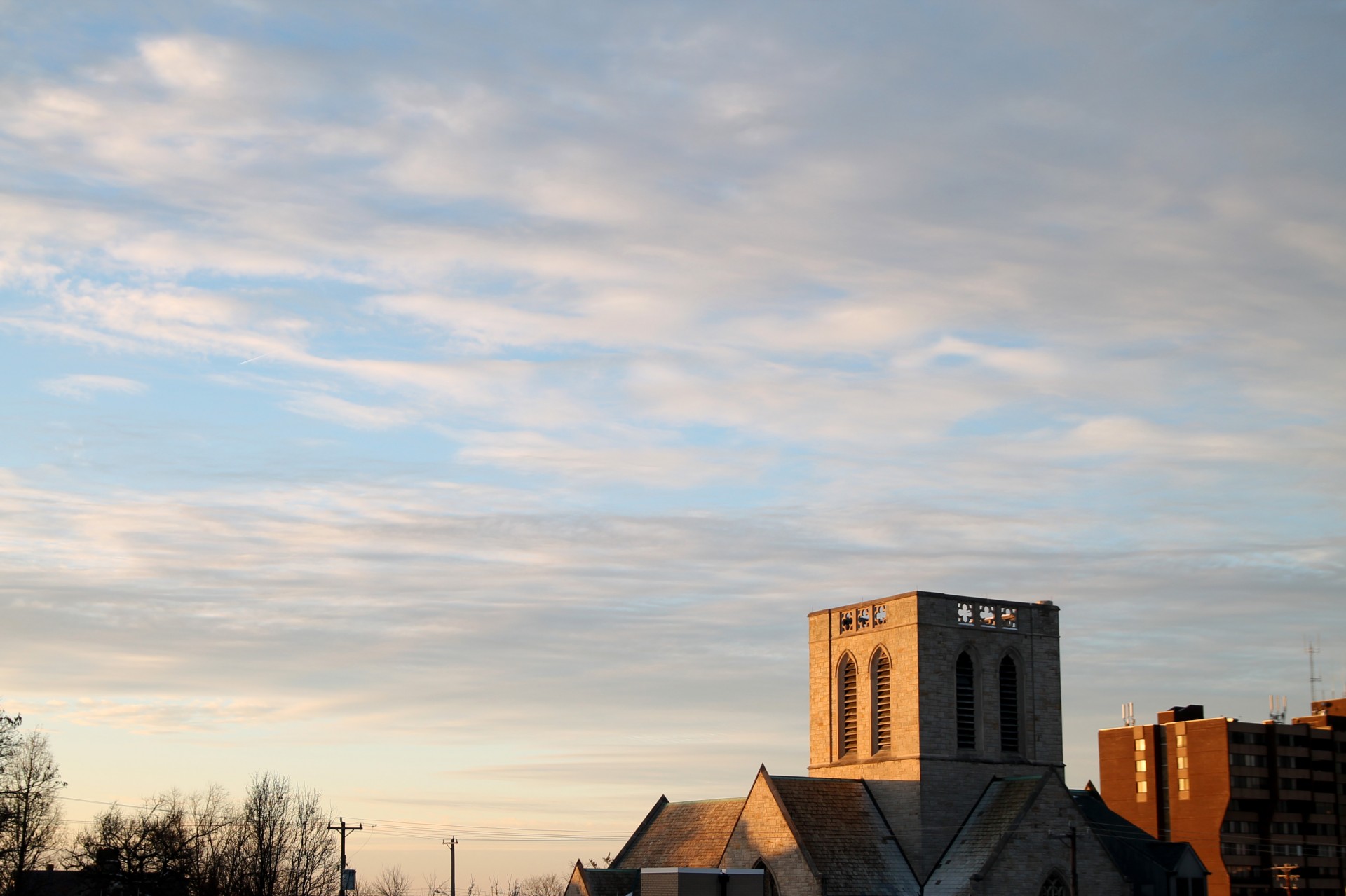 clouds blue sky blue free photo