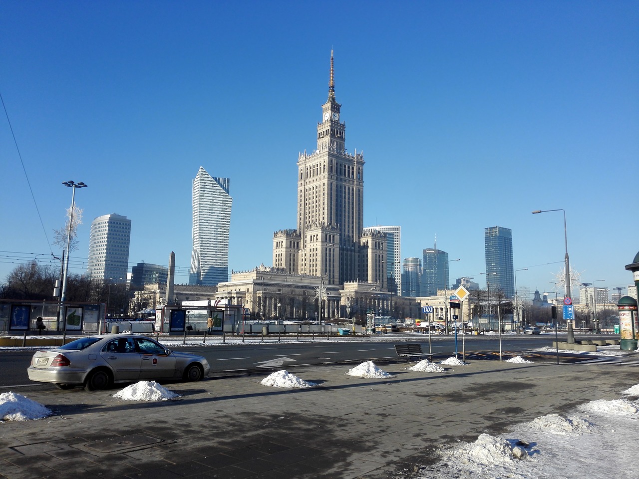 cialis warsaw palace of culture and science free photo