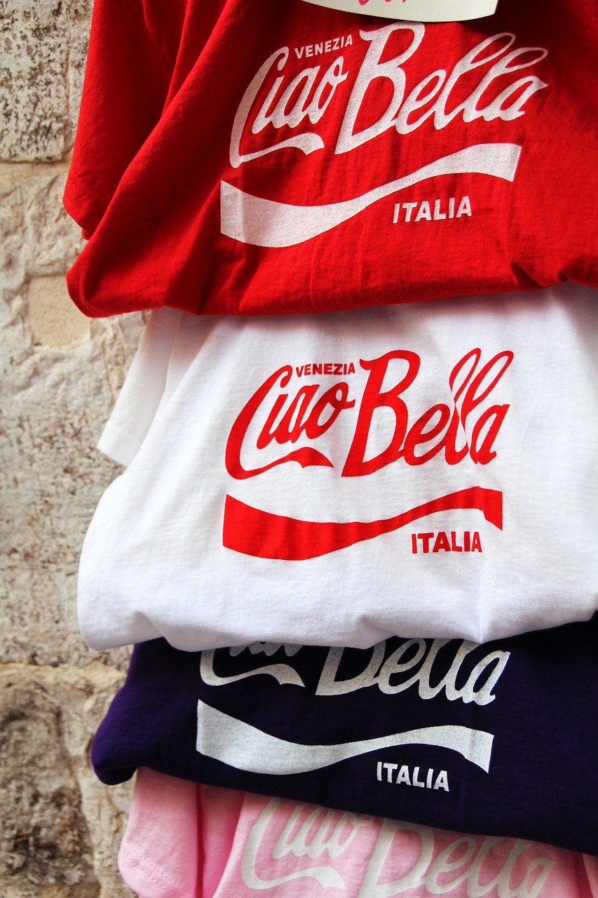 ciao bella t shirts coca cola free photo