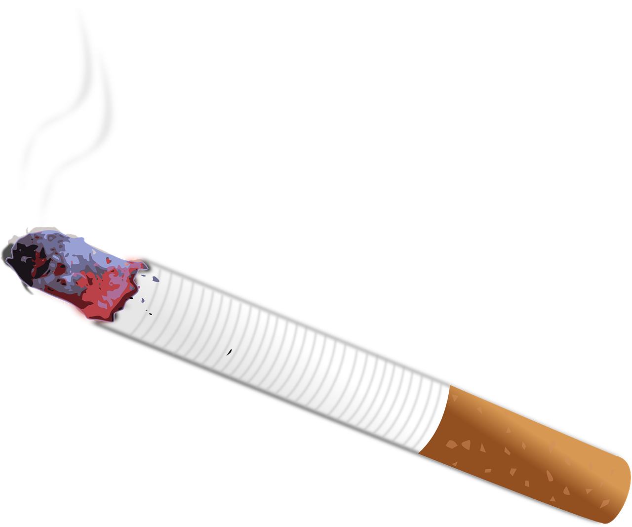 cigarette lit filter-tipped free photo