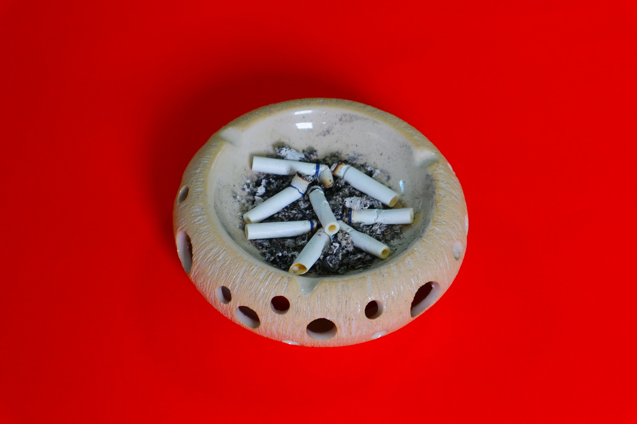 cigarette  ashtray  worship free photo