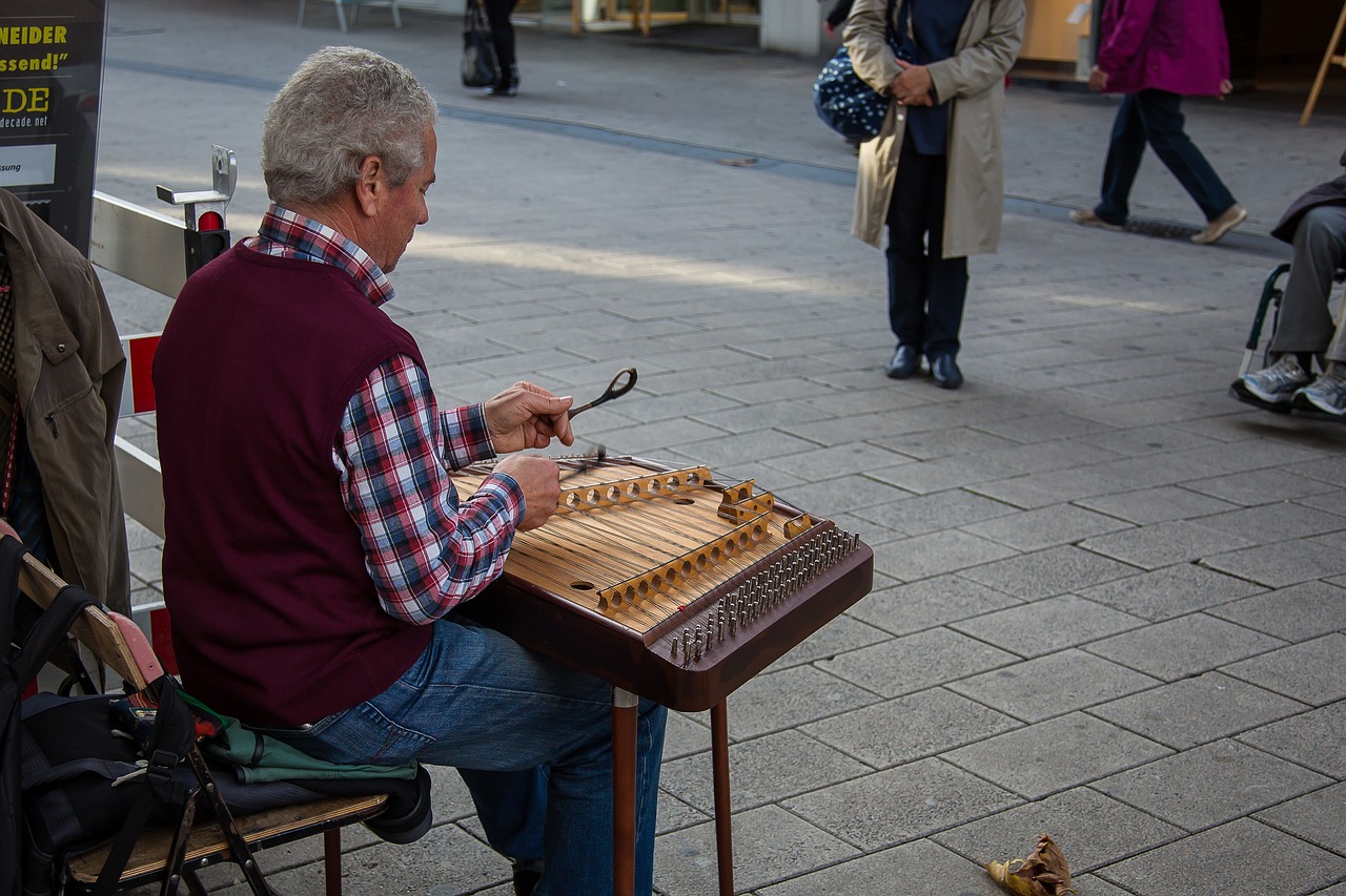 cimbalom dulcimer stringed instrument free photo