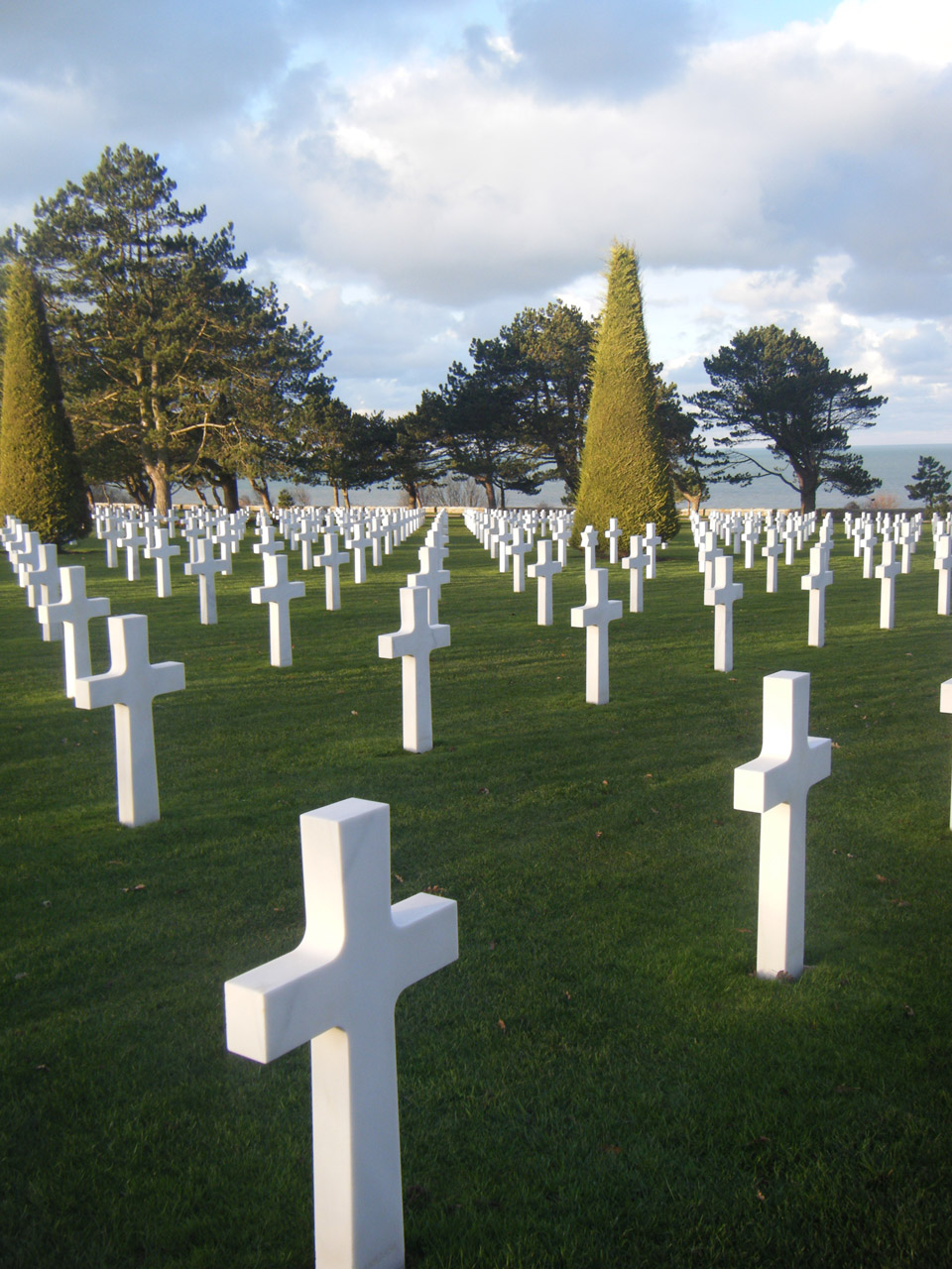 cemetery american normandy free photo