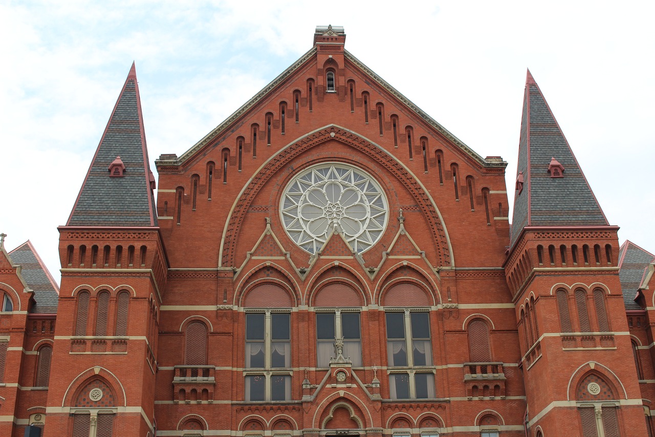 cincinnati architecture music hall free photo