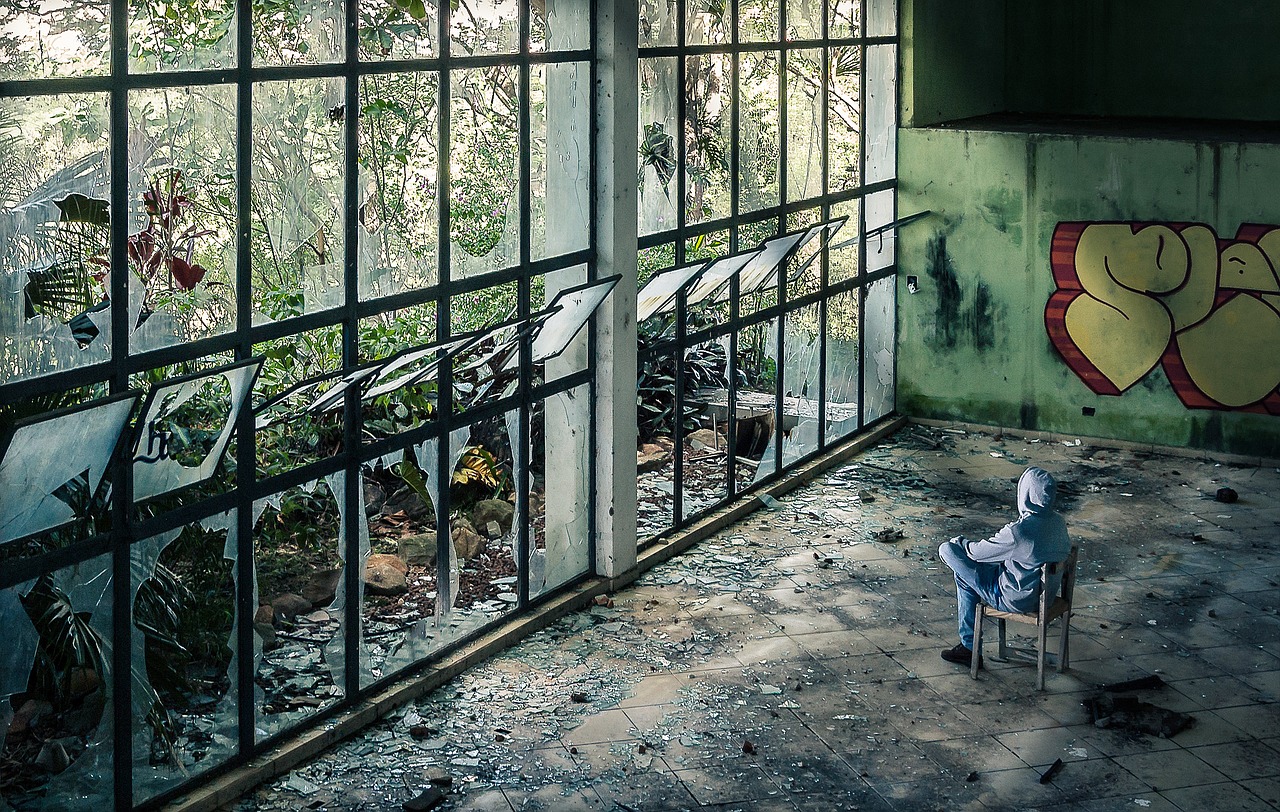 cinema abandoned portrait free photo