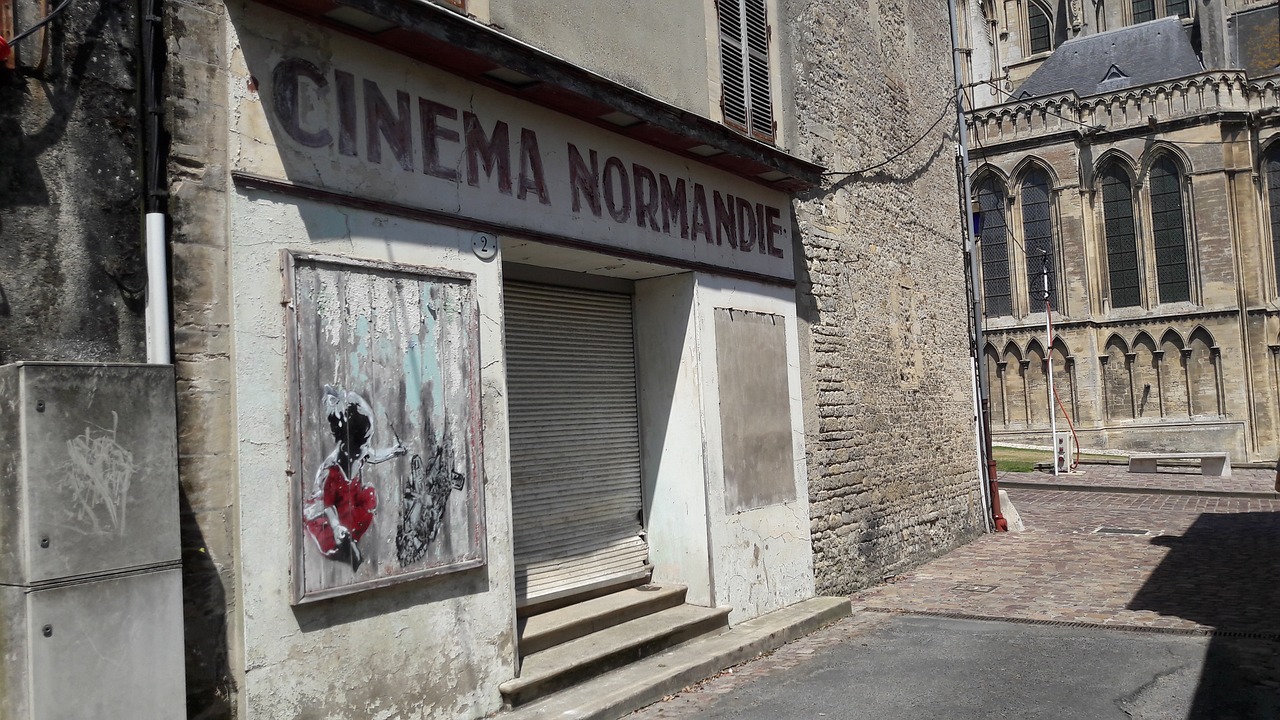 cinema bayeux old cinema free photo