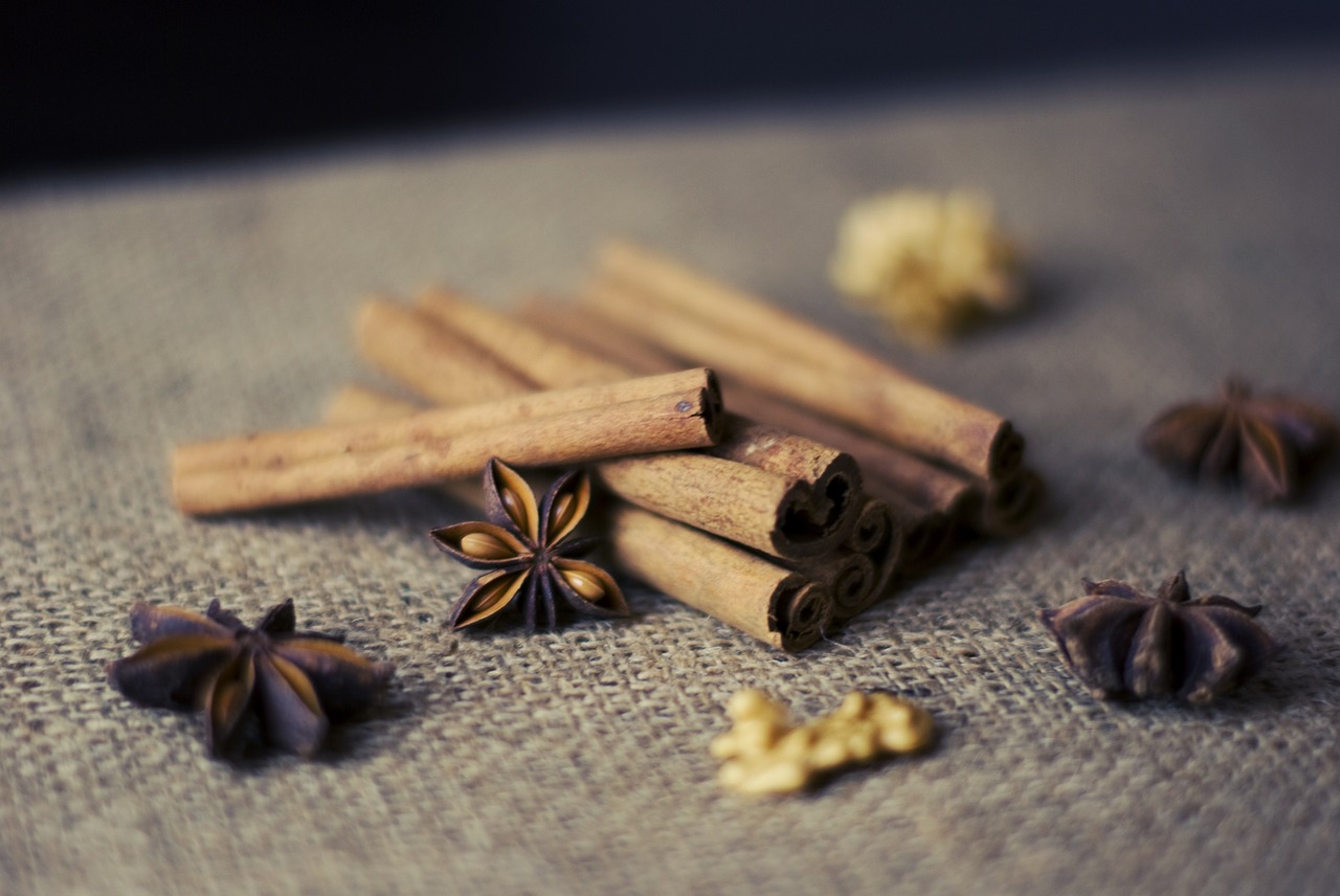 cinnamon sticks anise nuts free photo