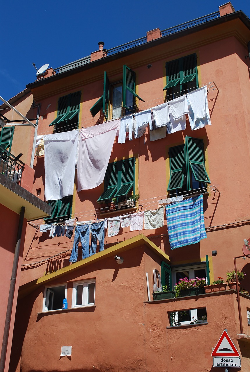 cinque terra italy architecture free photo