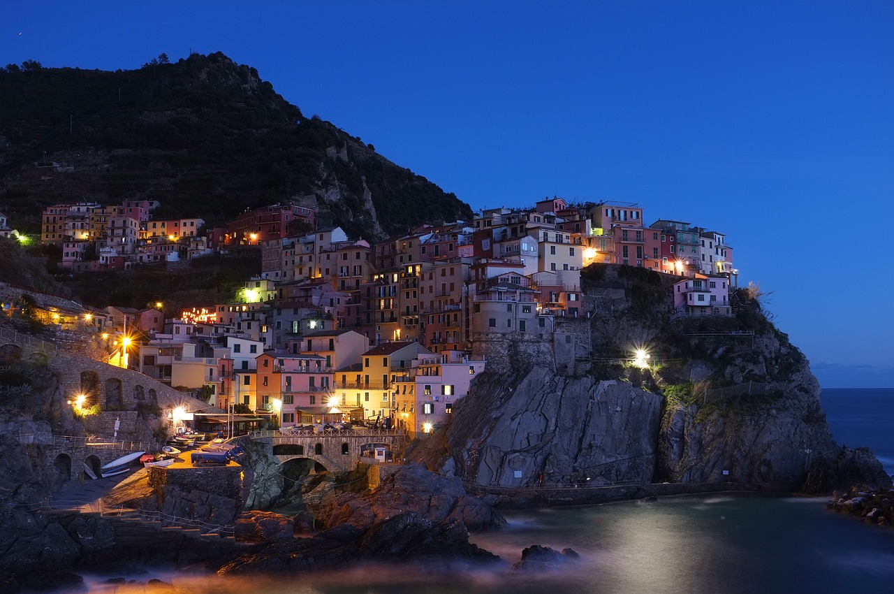 cinque terre town italy free photo