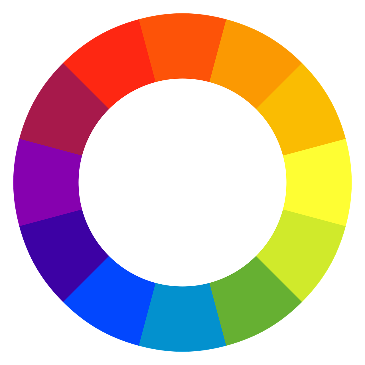 color spectrum circle rainbow color palette free photo