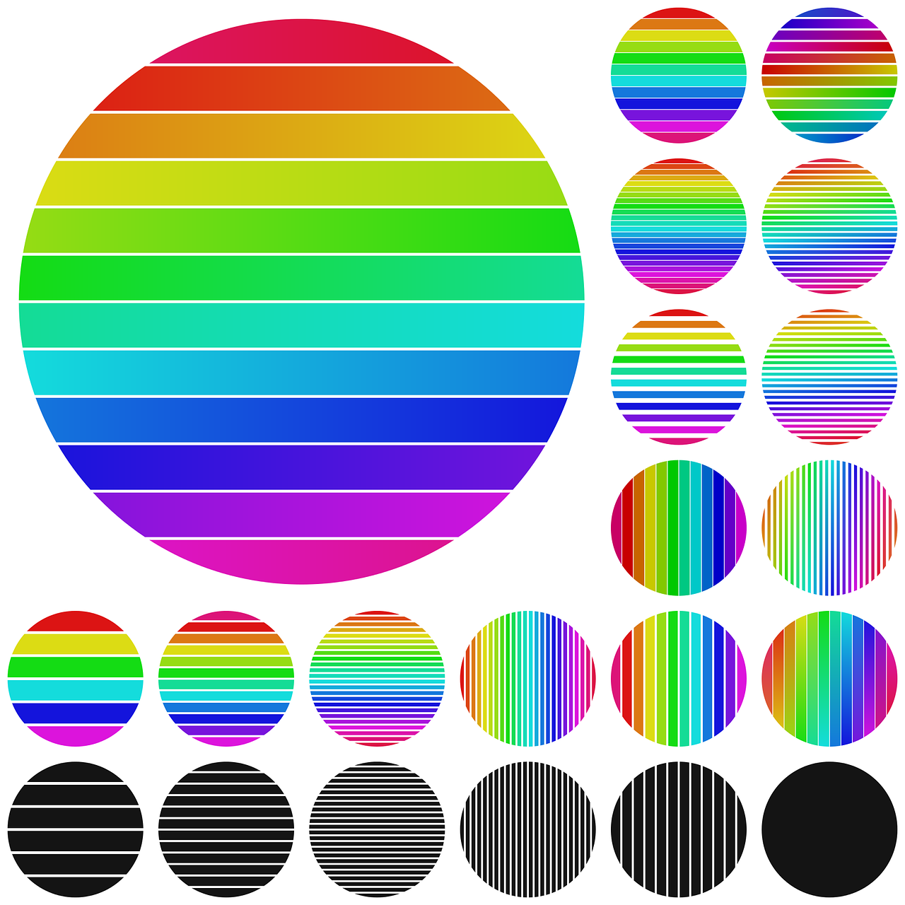 circle dot multicolored free photo