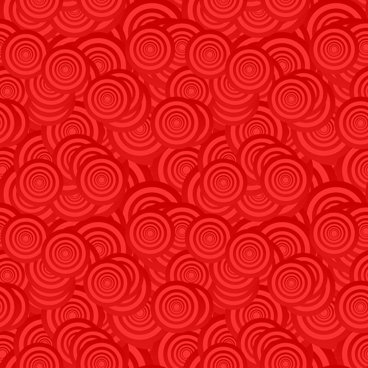 circle pattern red free photo