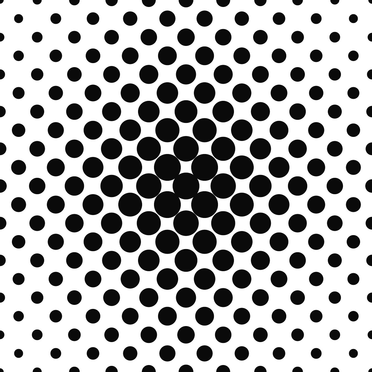 circle pattern white free photo