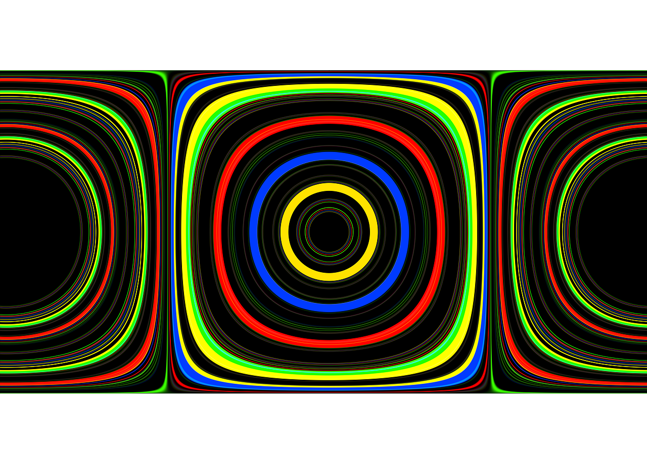 circle lines abstract free photo