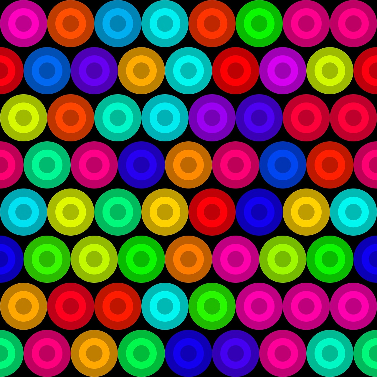 circles pattern colourful free photo