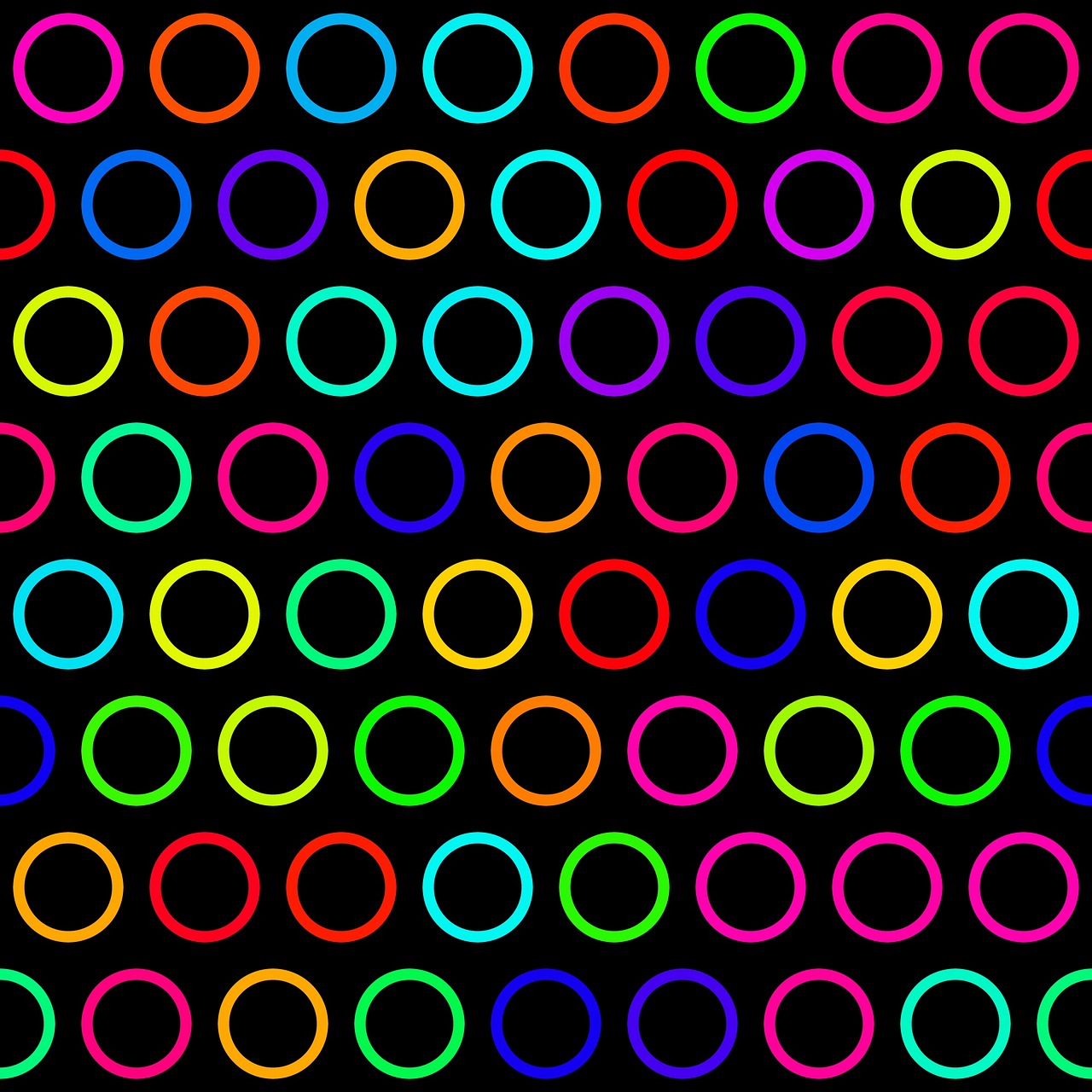 circles pattern colourful free photo