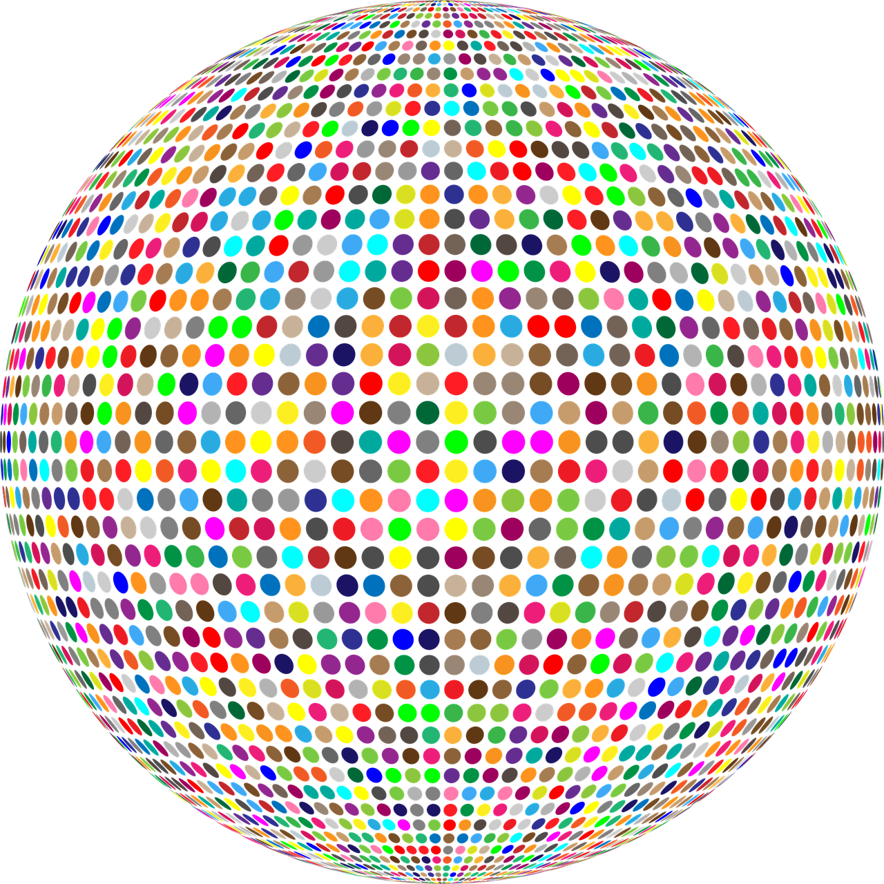 circles colorful confetti free photo