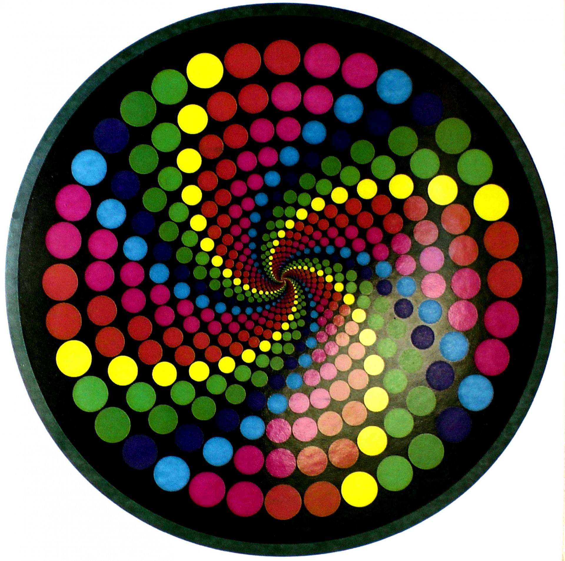 psychedelic circular spiral psychedelic pattern spiral free photo